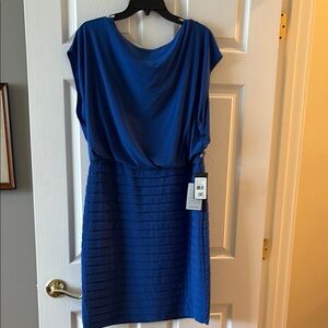 Adrianna Papell Elegant Blue Dress